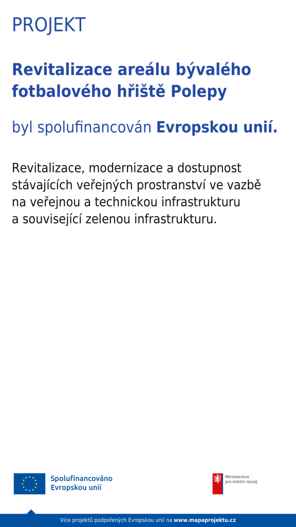 Revitalizace bývalého fotbalového hřiště Polepy